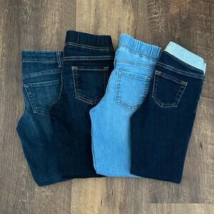 Cat & Jack Girls Skinny Jeans Lot of 4